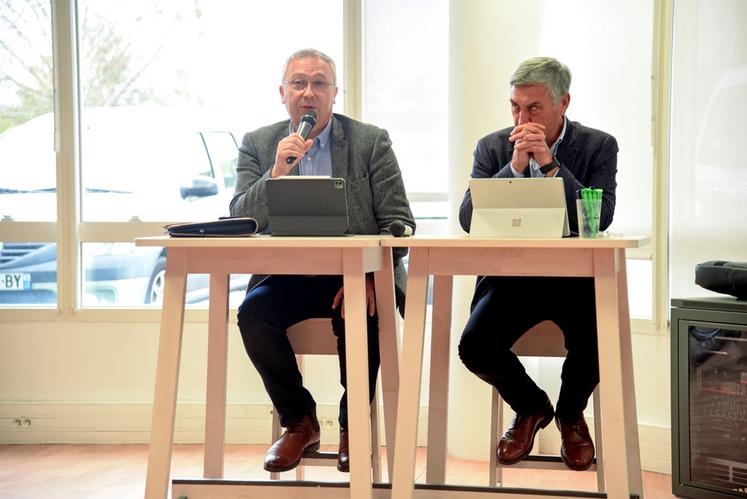Lundi 24 octobre, à Chartres. Pour la plateforme Sur le champ ! co-présidée par Éric Thirouin et Éric Brault, l'enjeu est de gagner le marché de la restauration collective.